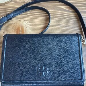 Black Leather Crossbody Bag Tori Burch